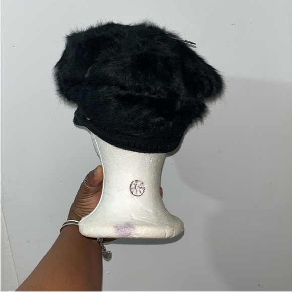 UGG Women's Black Faux Fur Hat - Picture 3 of 4